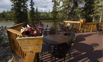 Denali park village Outdoor Deck
